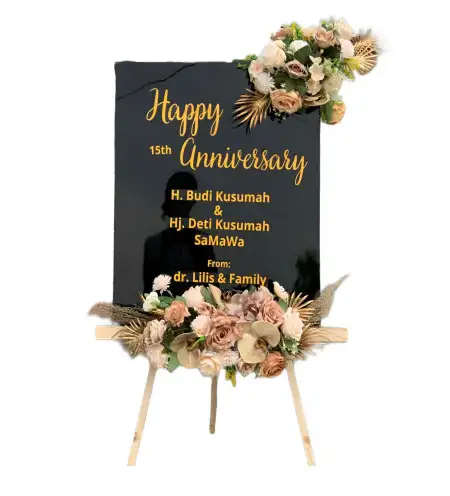 Papan Bunga Akrilik Cirende